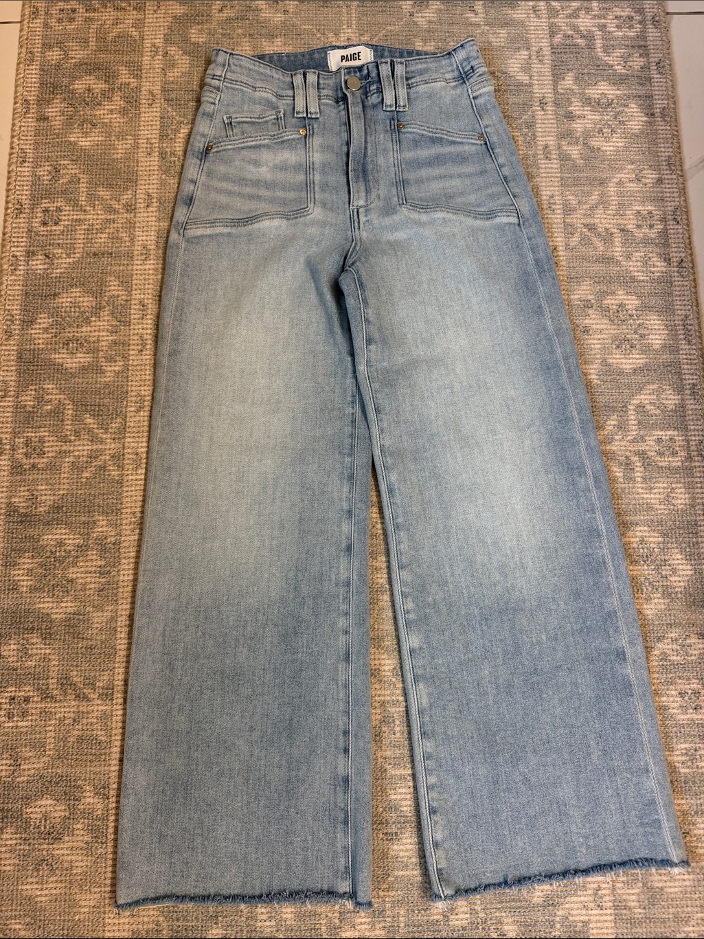 Paige Anessa Wide Leg Jeans